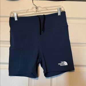 The North Face Women's Navy Athletic High-Rise Shorts
